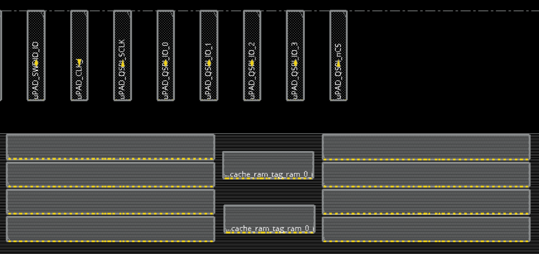qspi initial floorplan