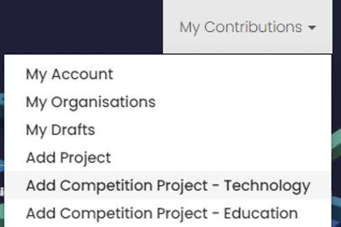 competition dropdown