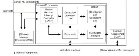 Image of M0 major components