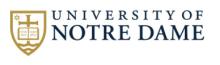 University of Notre Dame  logo